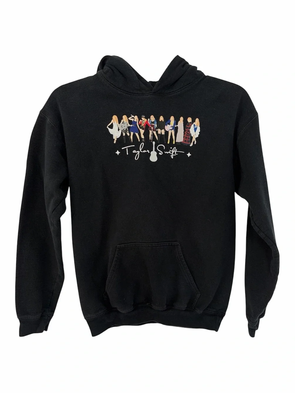 Hoodie with Multicolor Taylor Swift Silhouette Graphic